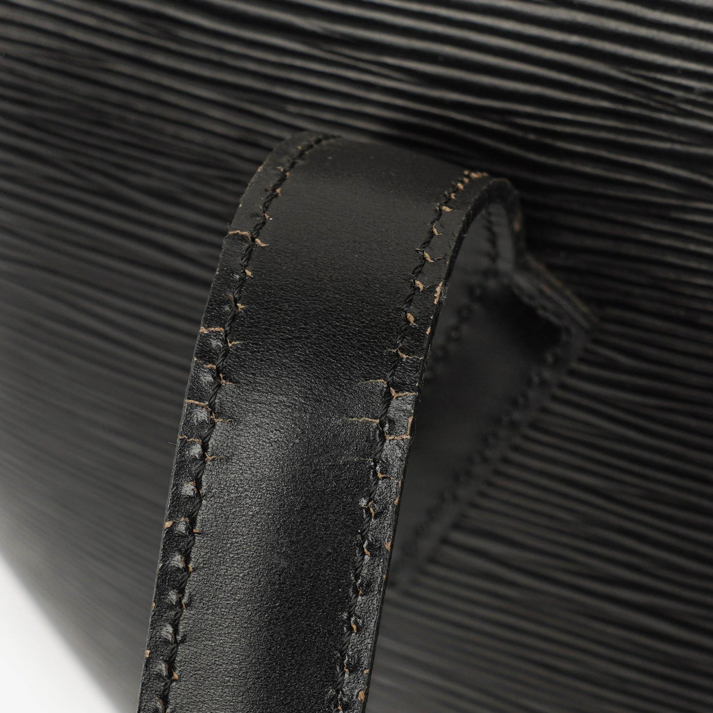 Louis Vuitton Black EPI Leather Saint Jacques GM Shoulder Bag