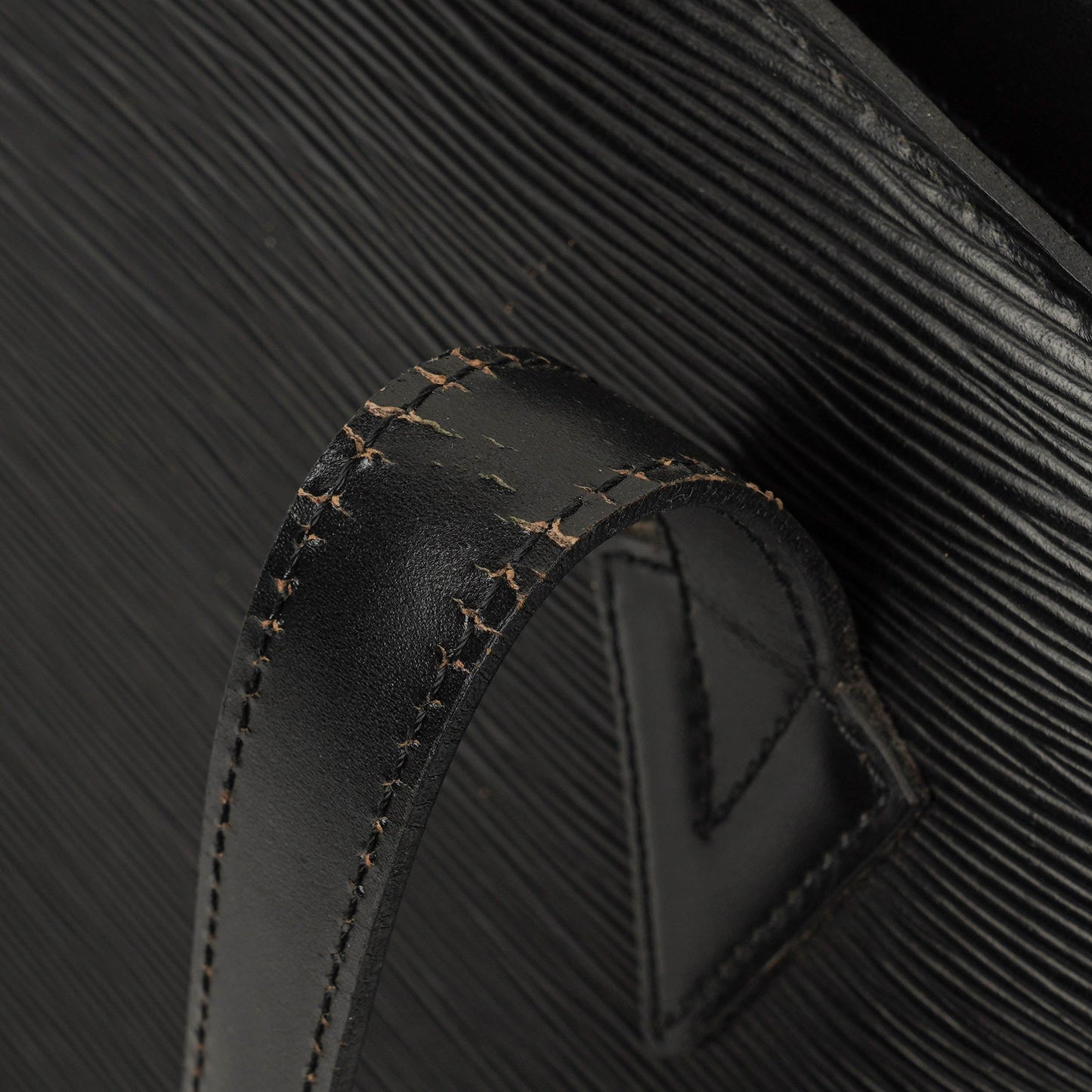 Louis Vuitton Black EPI Leather Saint Jacques GM Shoulder Bag