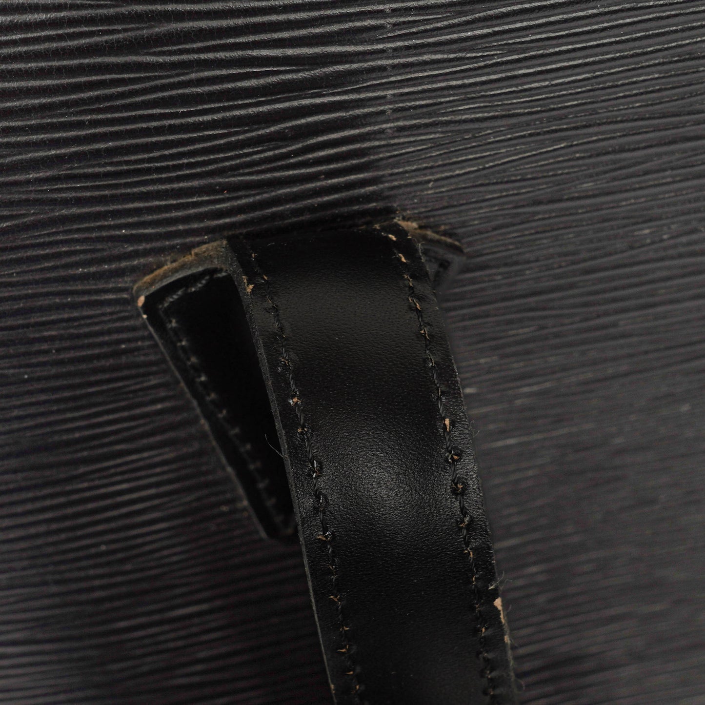 Louis Vuitton Black EPI Leather Saint Jacques GM Shoulder Bag