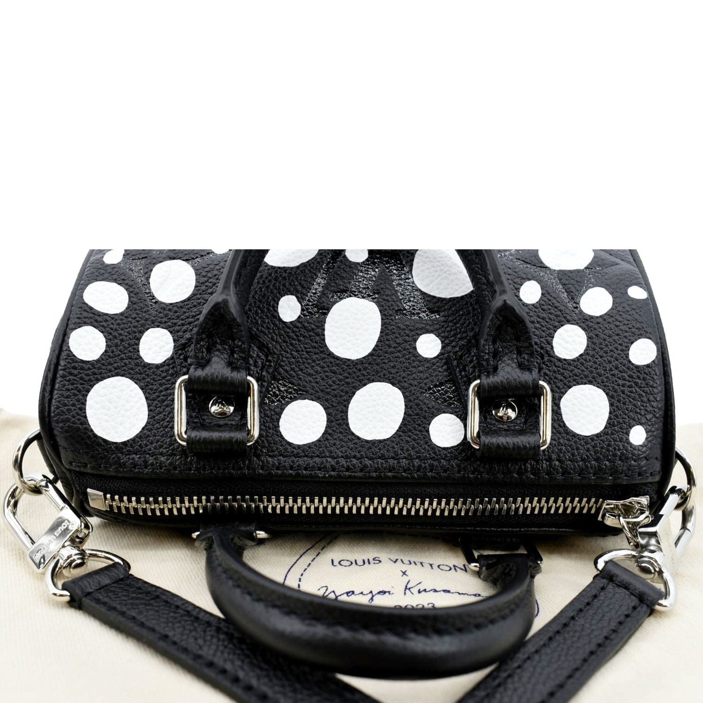 Louis Vuitton LV x YK Nano  Monogram Empreinte Leather Shoulder bag Black/Bicolor