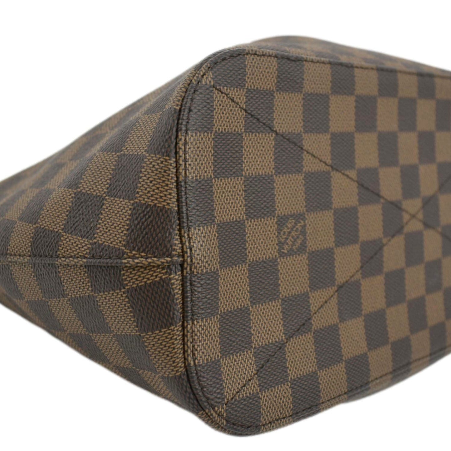 LOUIS VUITTON Siena MM Damier Ebene Shoulder Bag Brown