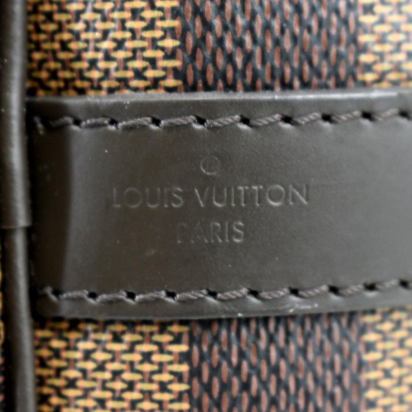 LOUIS VUITTON  35 Bandouliere Damier Ebene Shoulder Bag Brown