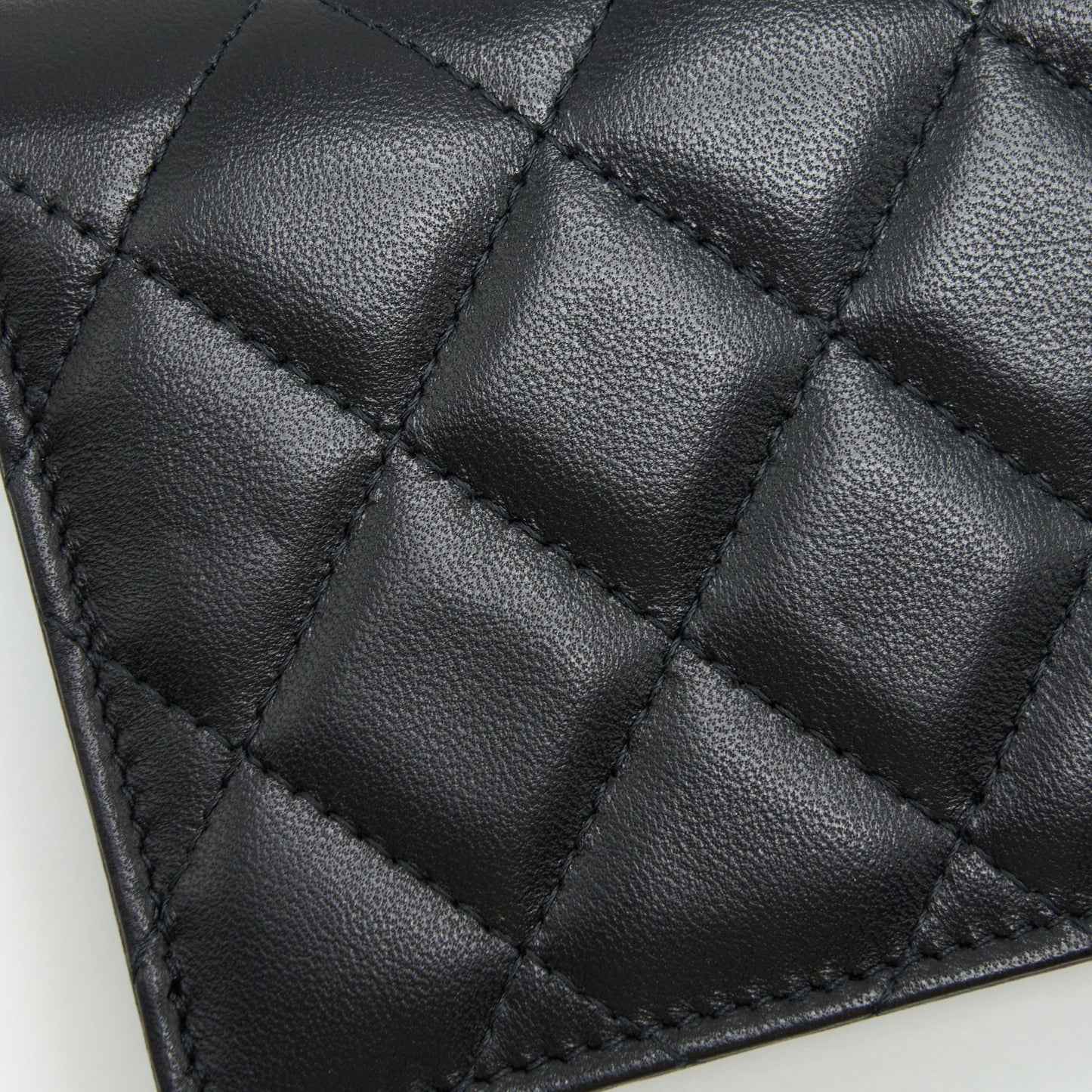 Chanel Mini Flap Bag With Camellia Chain Lambskin Black L