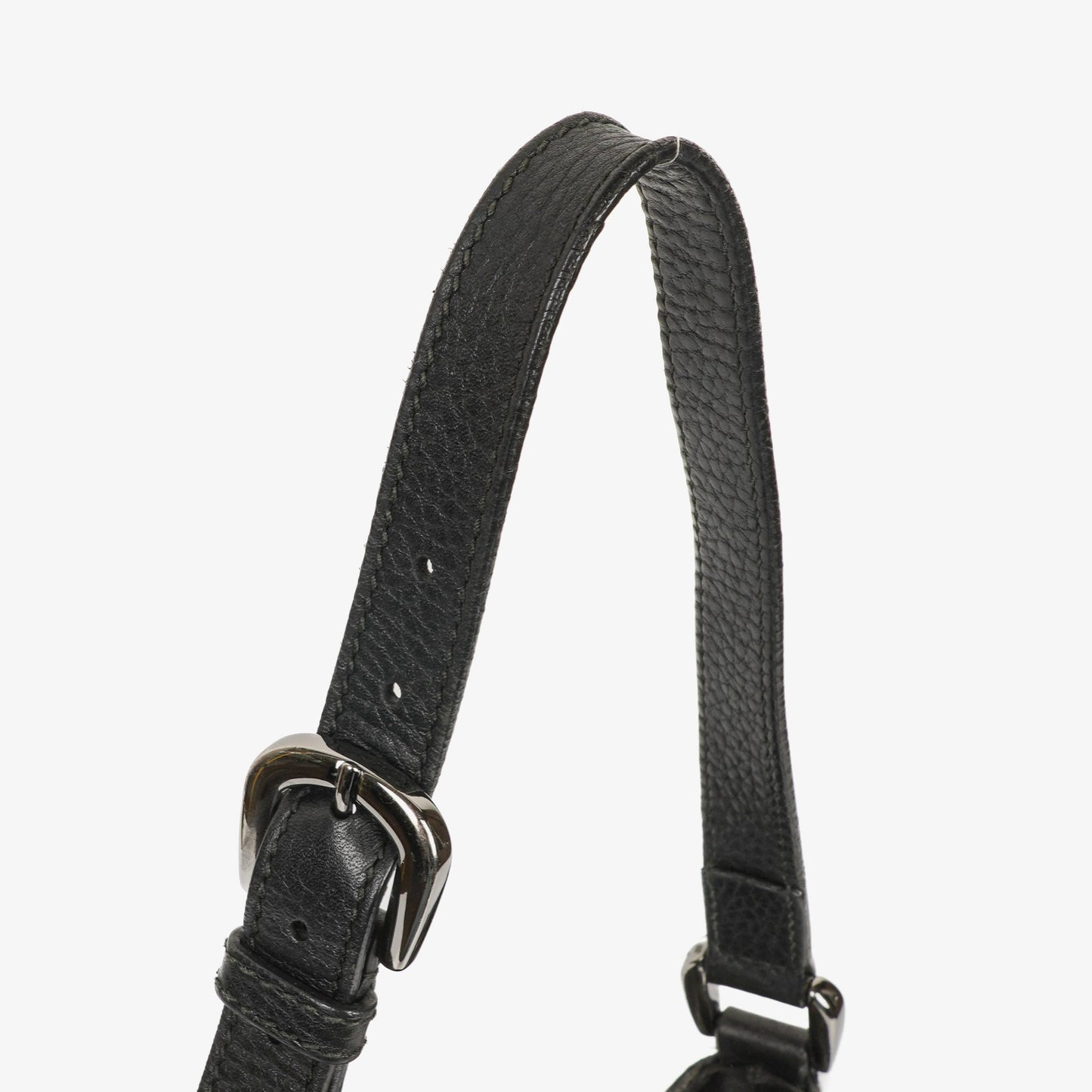 Gucci GG Canvas Charm Black Hobo Bag