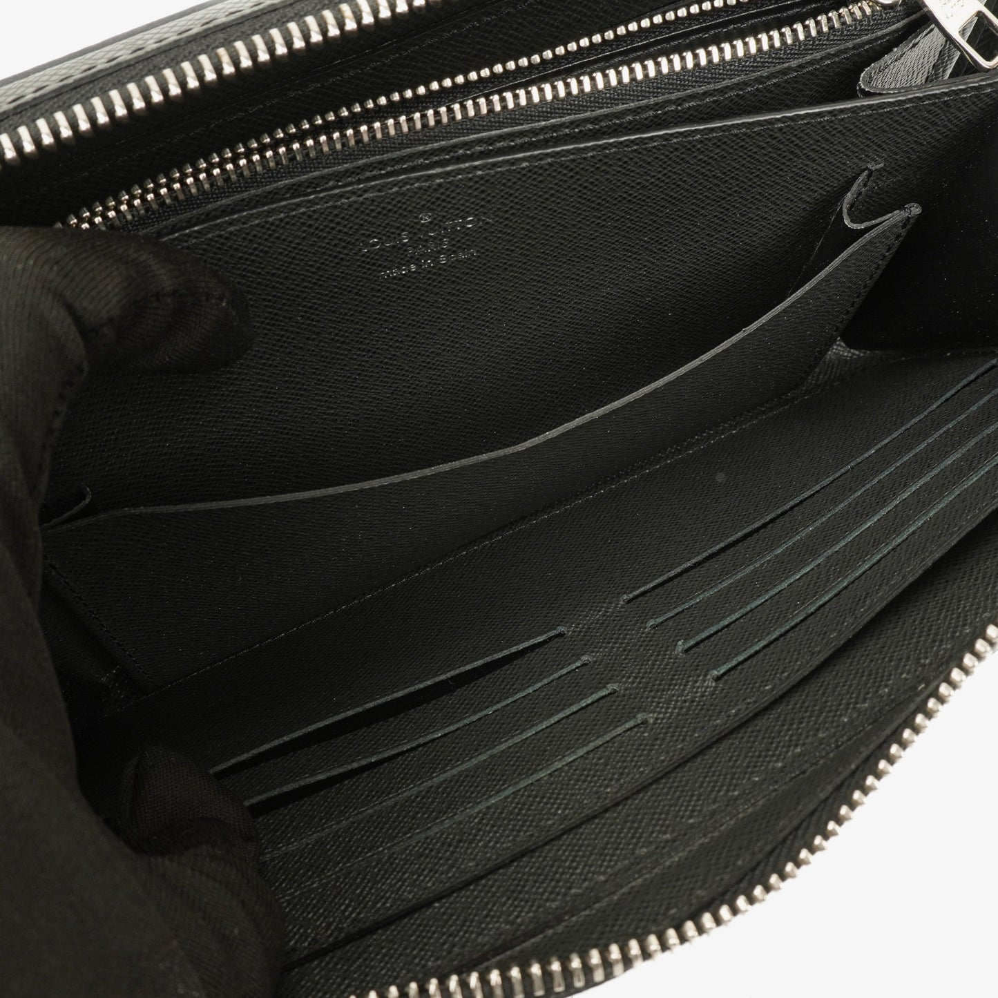 Louis Vuitton Glacier Taiga Leather Zippy XL Wallet