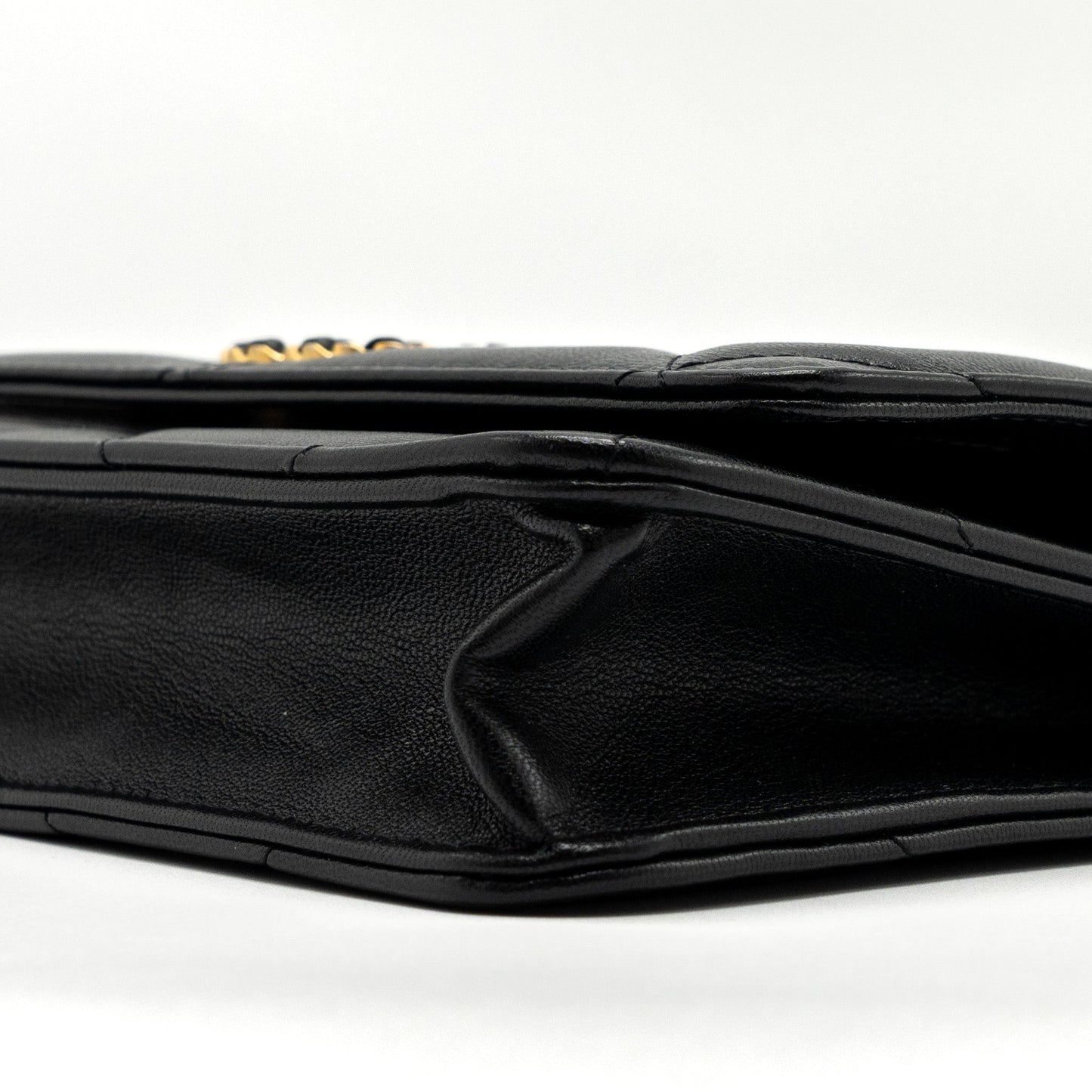 Chanel 19 wallet on chain lambskin black multicolor hardware