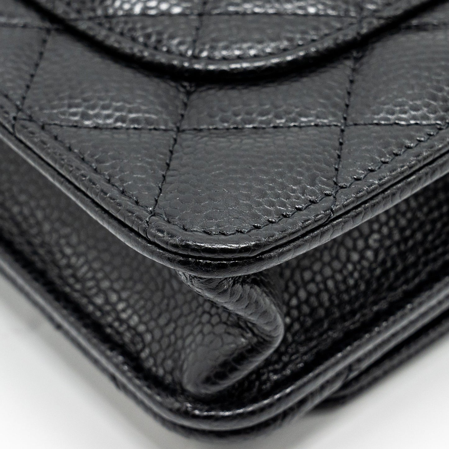 Chanel Classic Wallet on Chain Caviar black  (microchip)
