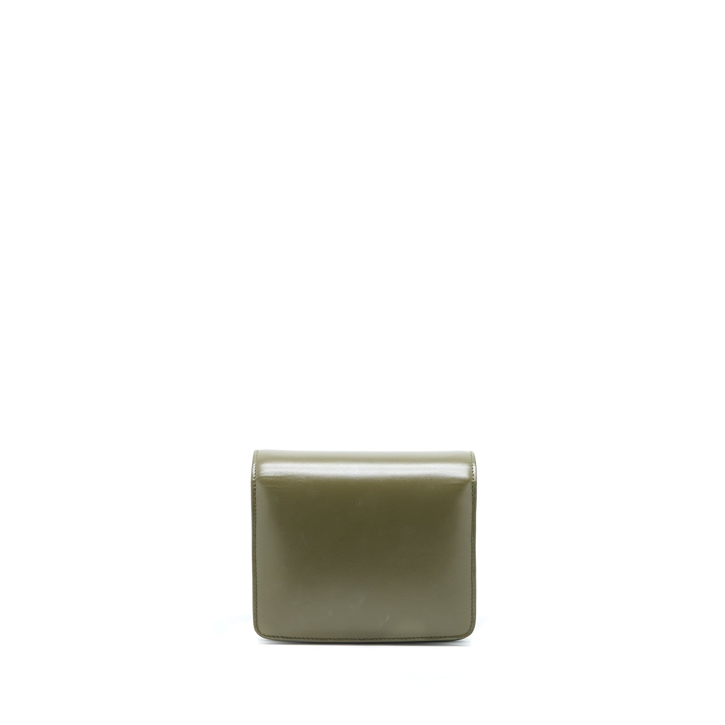 Celine Small Classic Purse Box Calfskin Army Green