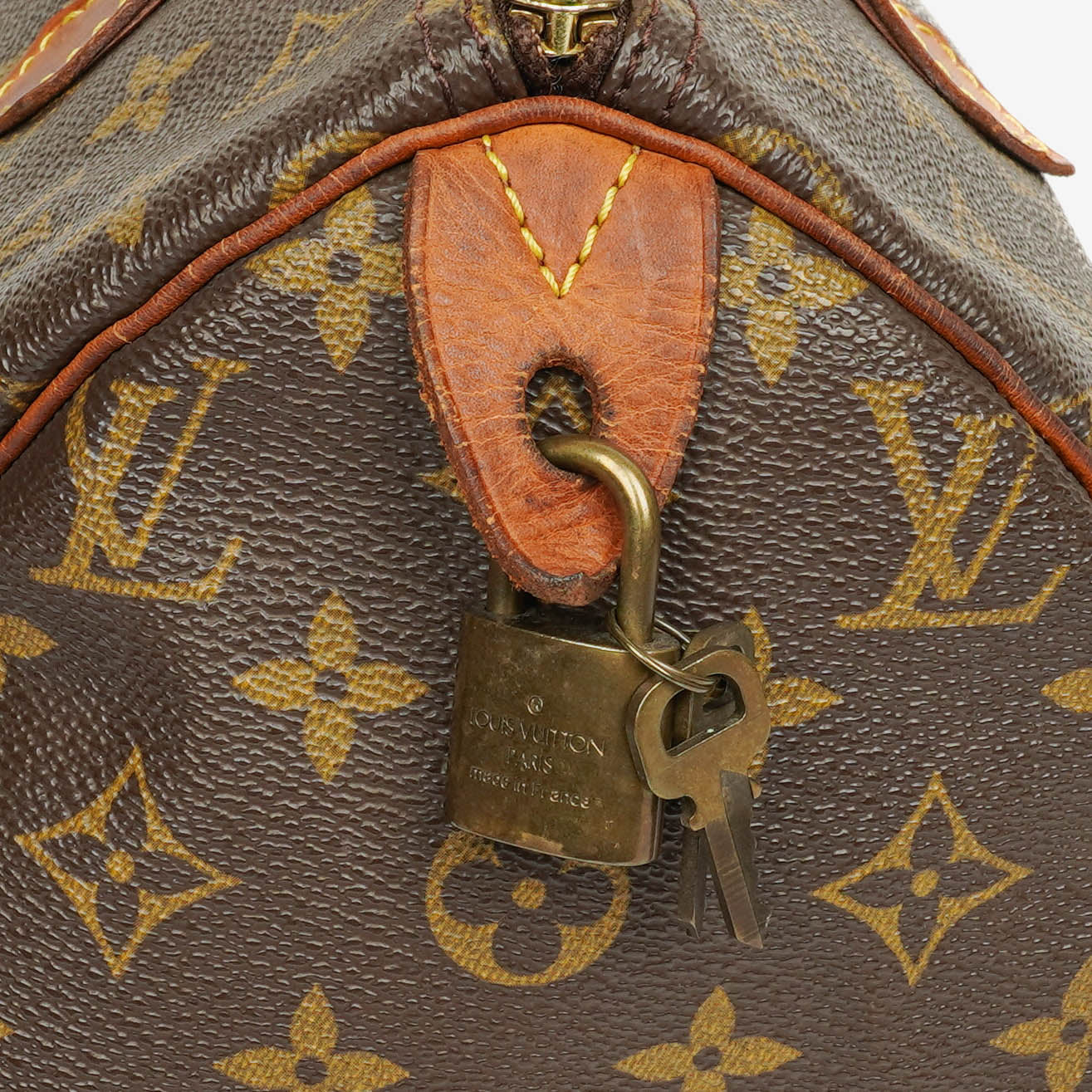 Louis Vuitton  30 Monogram Canvas Handbag