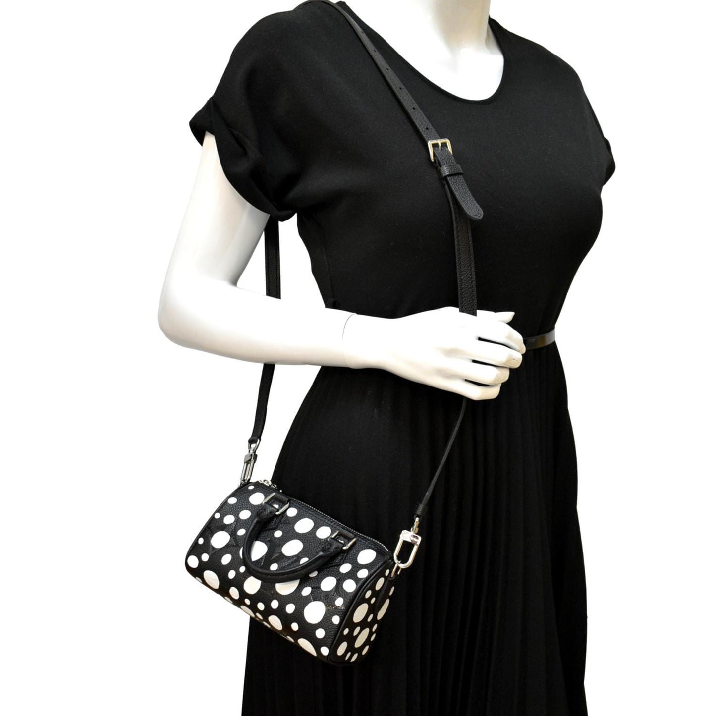 Louis Vuitton LV x YK Nano  Monogram Empreinte Leather Shoulder bag Black/Bicolor