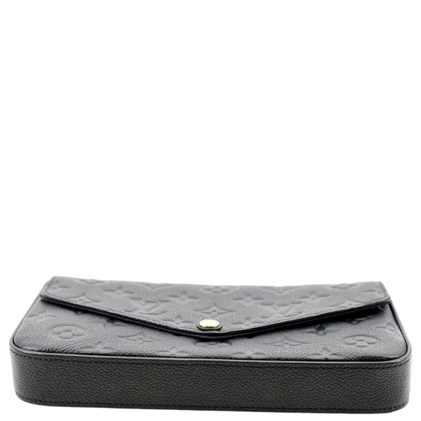 LOUIS VUITTON  Felicie Monogram Empreinte Pochette Crossbody Bag Black