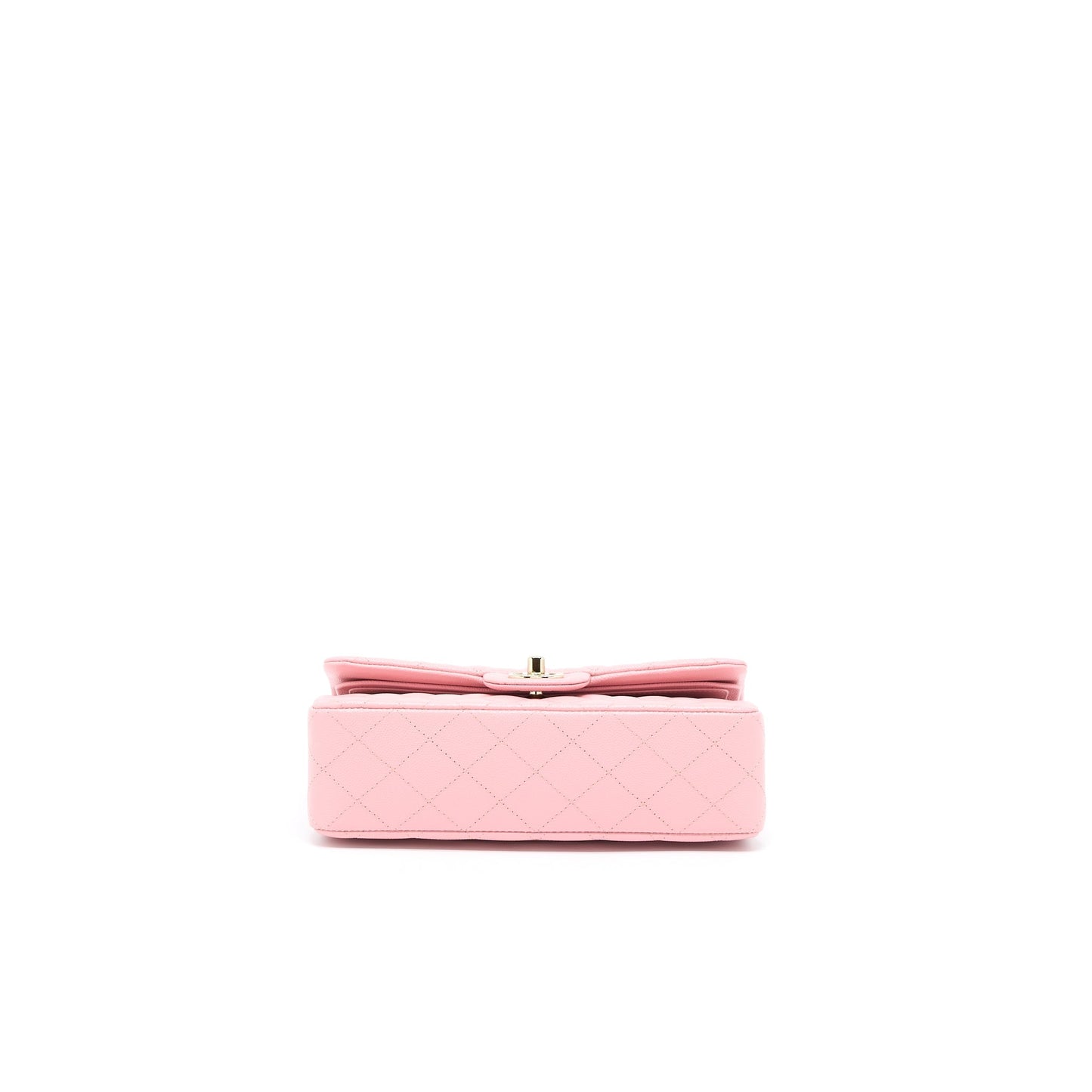 Chanel 22C Small Classic Double Flap Bag Caviar Pink L (Microchip)