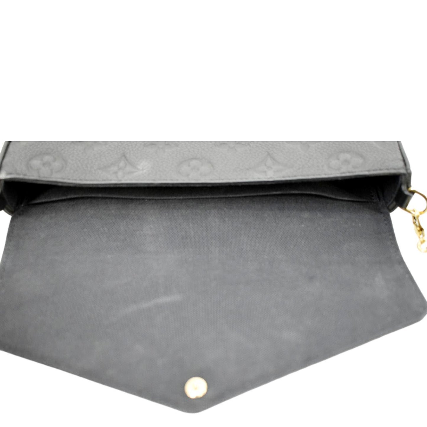 LOUIS VUITTON  Felicie Monogram Empreinte Pochette Crossbody Bag Black