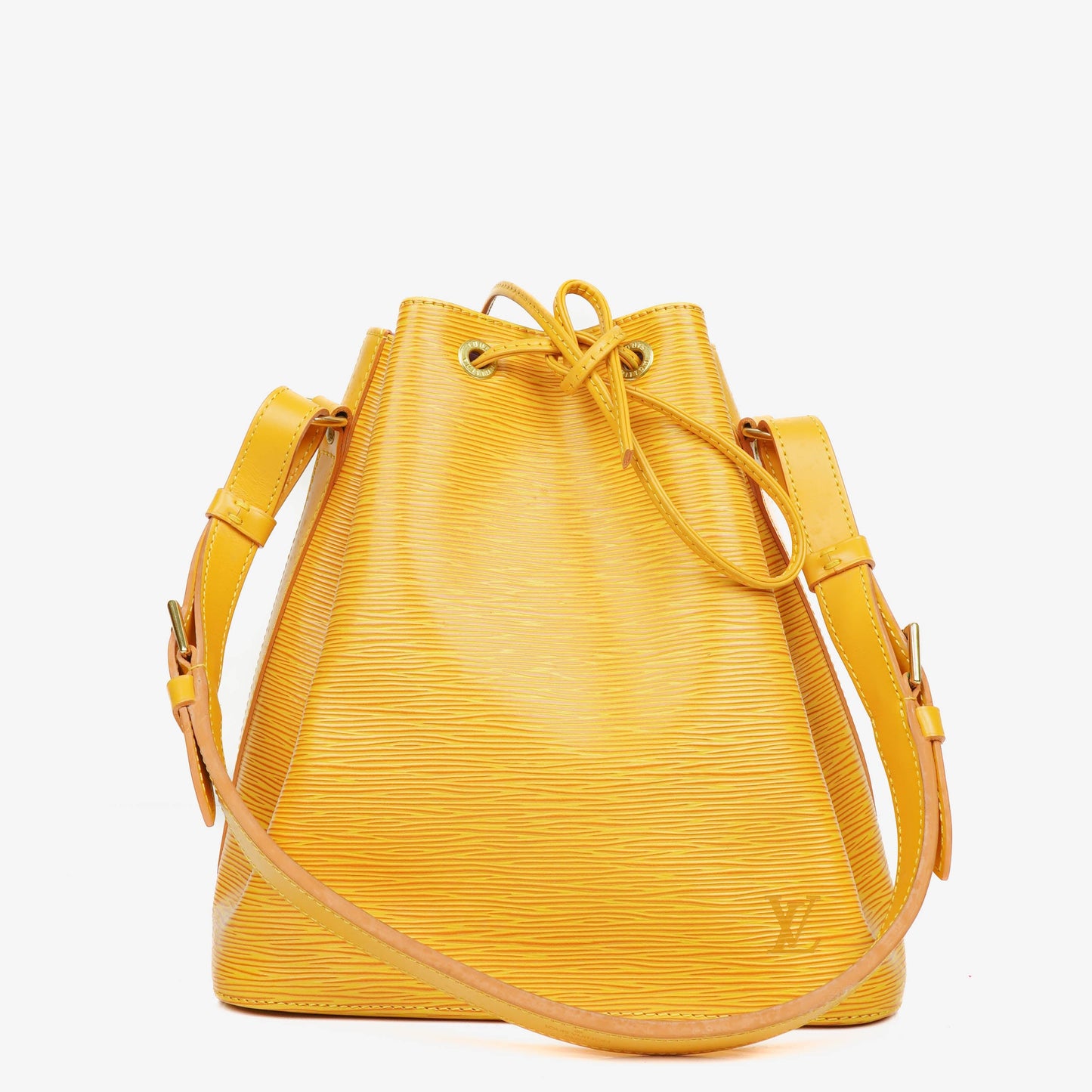 Louis Vuitton Petit Noe Yellow EPI Leather Shoulder Bag