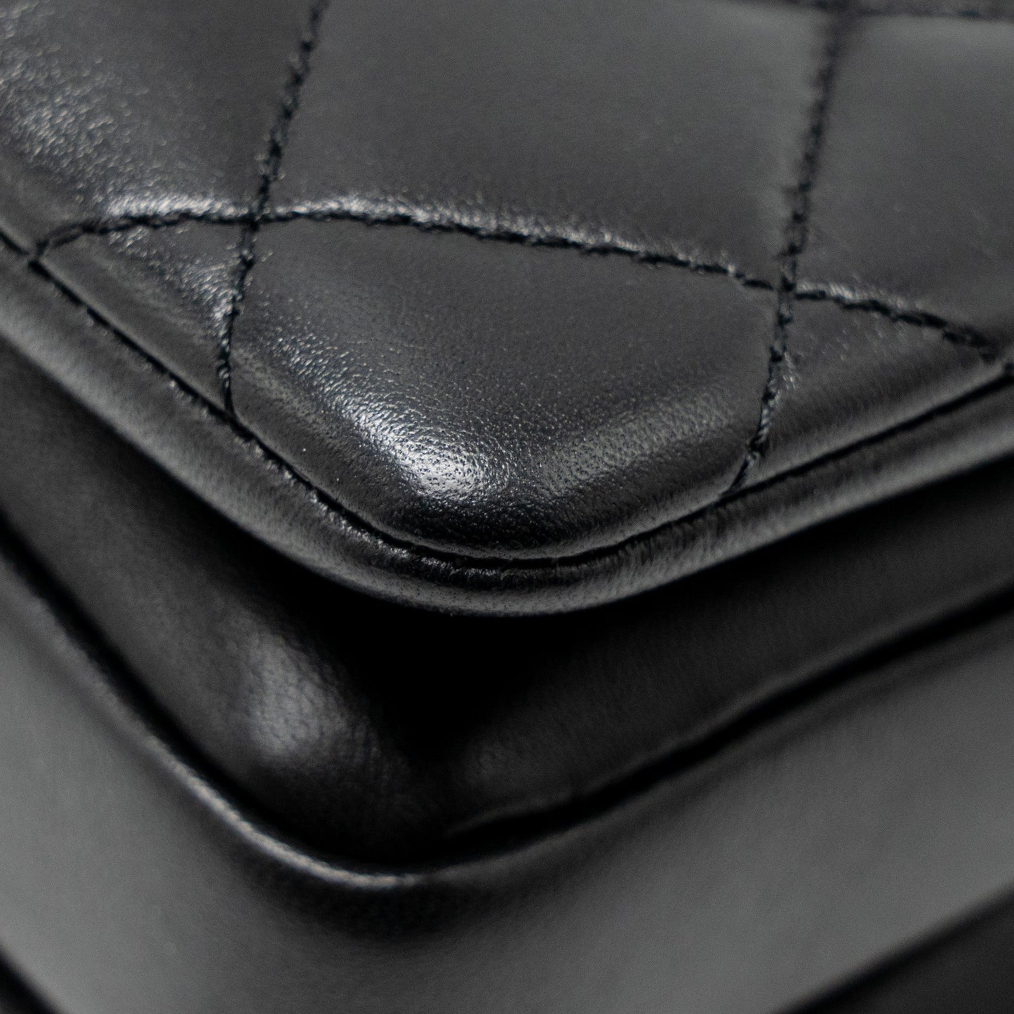Chanel 24s Mini Trendy CC Lambskin Black L(microchip)