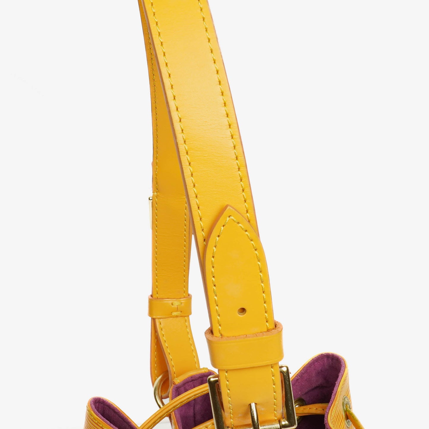Louis Vuitton Petit Noe Yellow EPI Leather Shoulder Bag