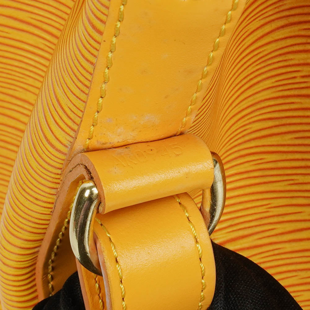 Louis Vuitton Petit Noe Yellow EPI Leather Shoulder Bag
