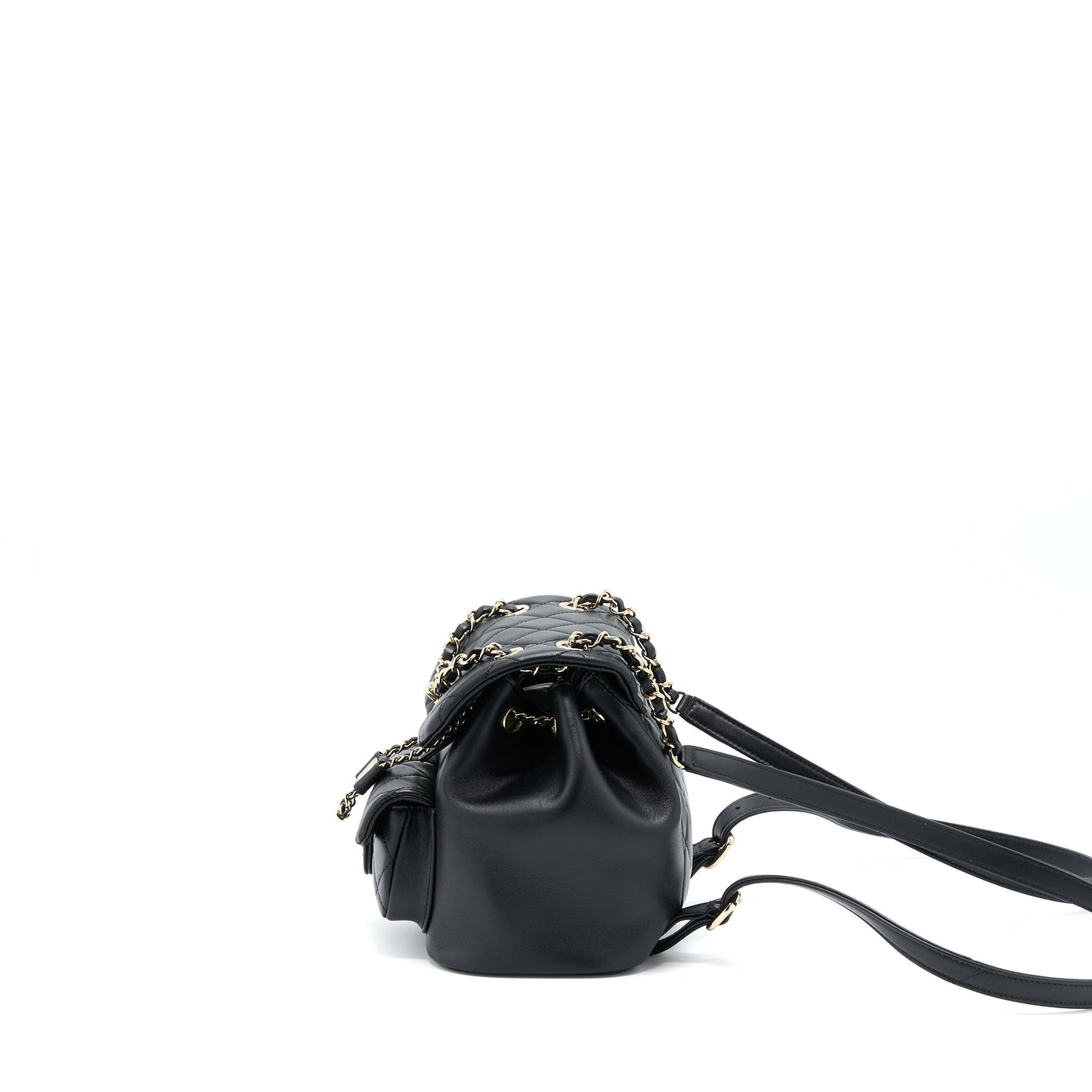 Chanel Duma Mini Backpack Lambskin Black L