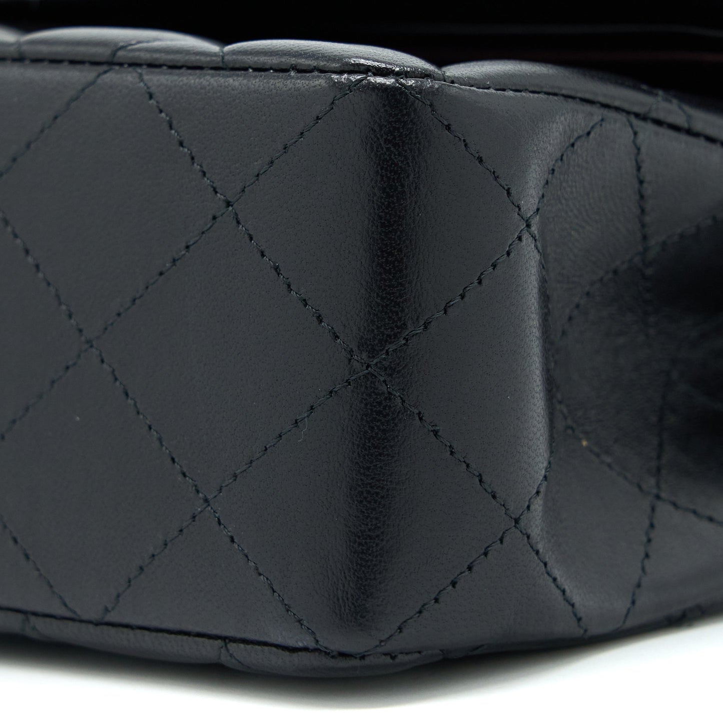 Chanel Small Classic Double Flap Bag Lambskin Black  (Microchip)