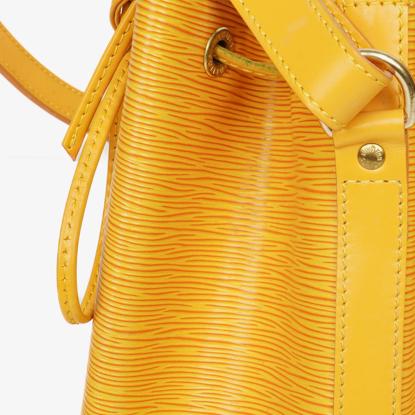 Louis Vuitton Petit Noe Yellow EPI Leather Shoulder Bag