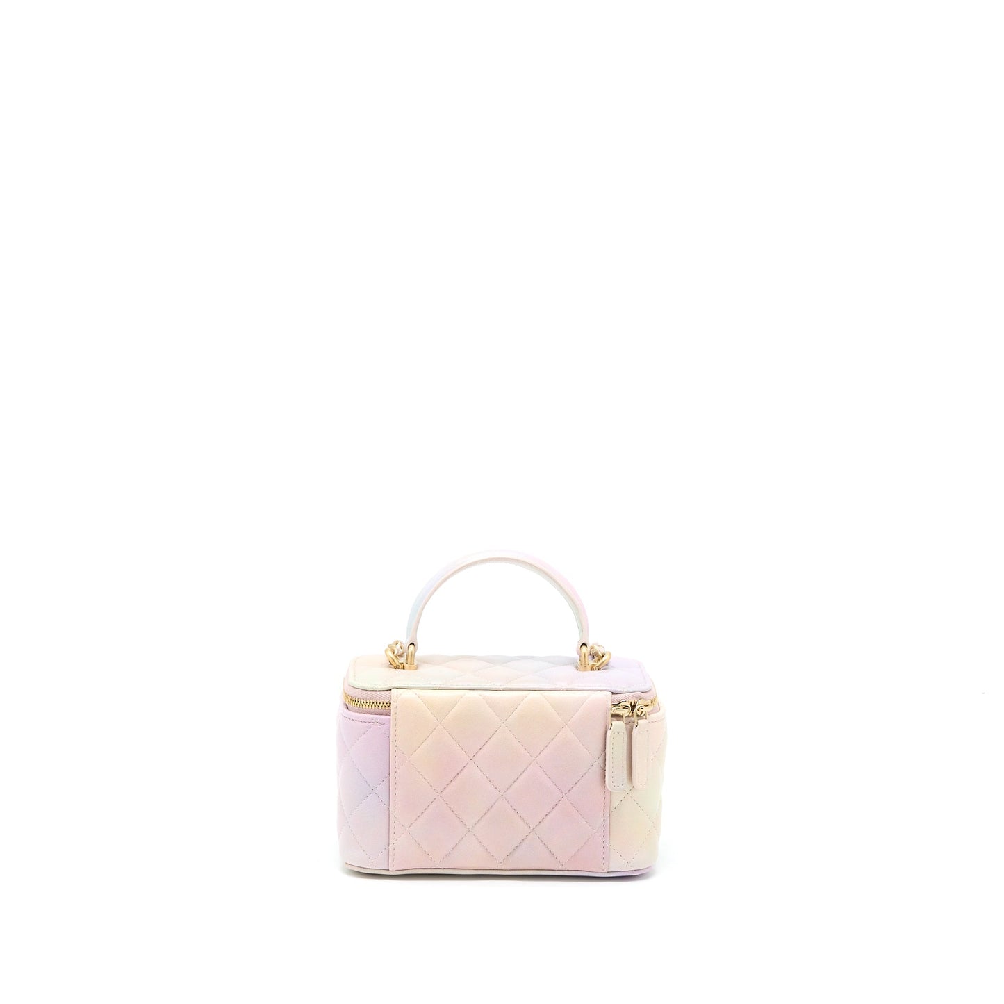 Chanel 22p Top Handle Long Vanity Case Lambskin Multicolour