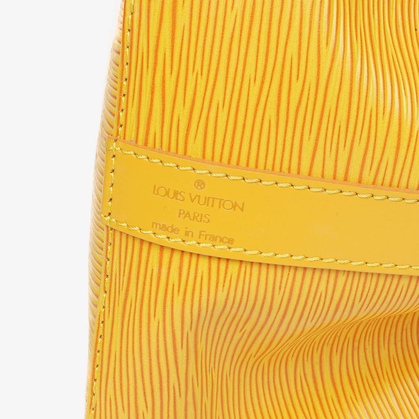 Louis Vuitton Petit Noe Yellow EPI Leather Shoulder Bag