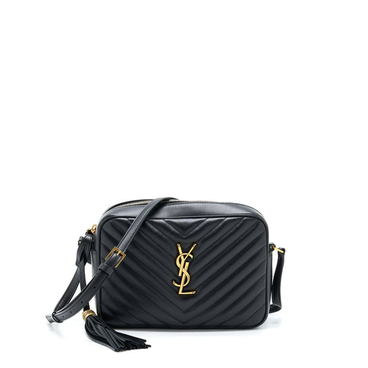Saint Laurent/ Lou Camera Purse Calfskin Black