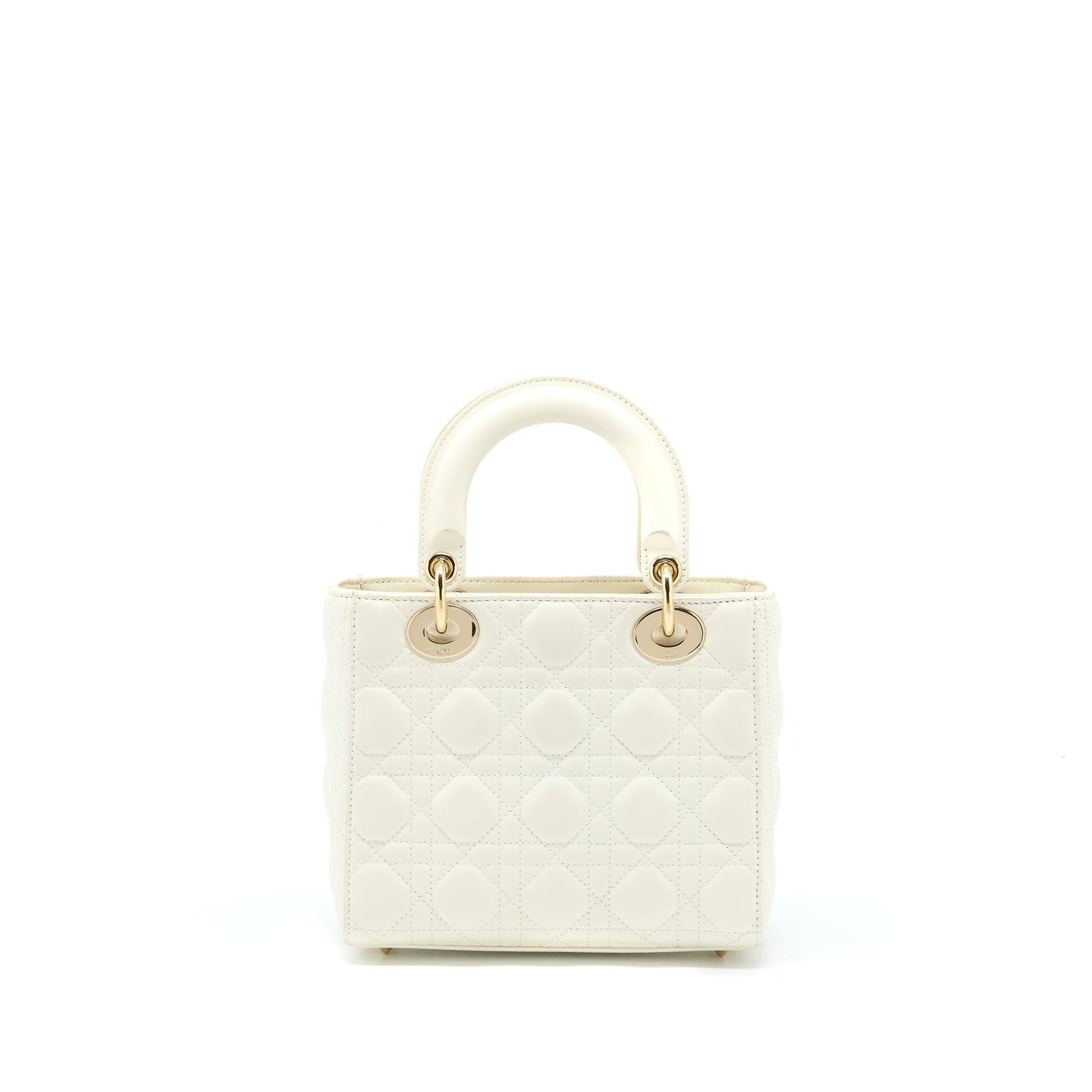 Dior Small Lady Dior Lambskin White