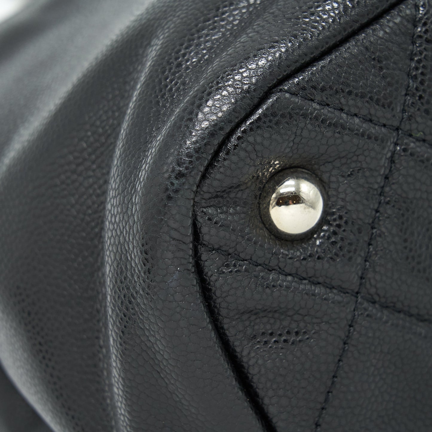 Chanel Timeless Soft Shopper Tote Caviar Black