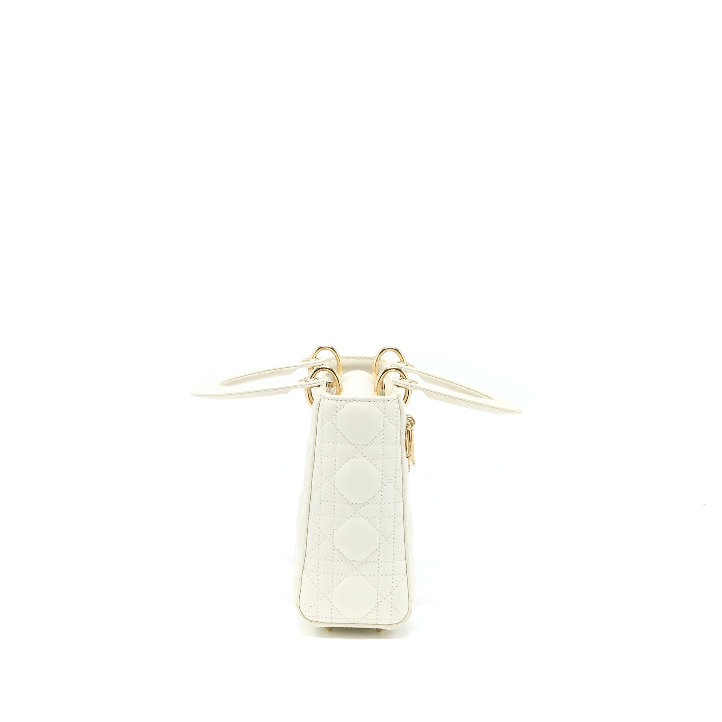 Dior Small Lady Dior Lambskin White