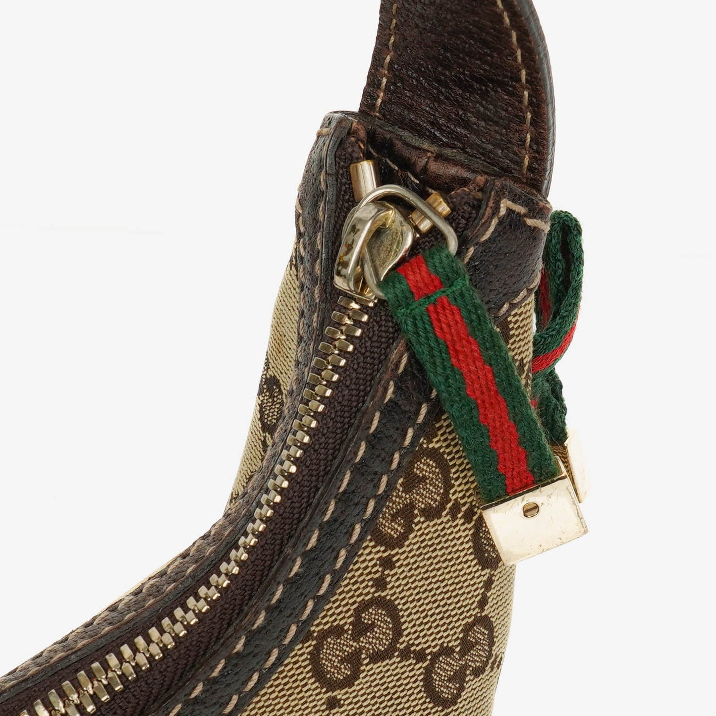 Gucci Beige And Ebony Monogram GG Canvas Small Princy Shoulder Bag