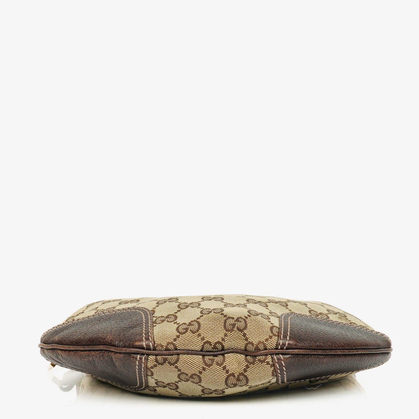 Gucci Beige And Ebony Monogram GG Canvas Small Princy Shoulder Bag