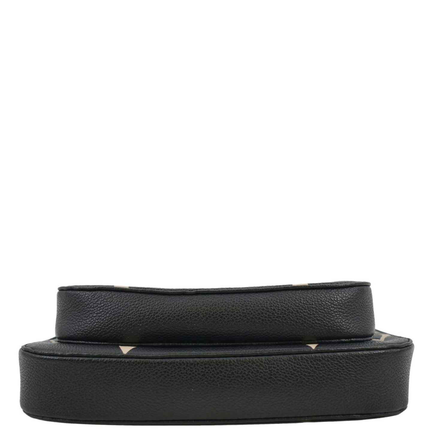 LOUIS VUITTON Multi Pochette Accessoires Bicolor Monogram Empreinte Crossbody Bag Black