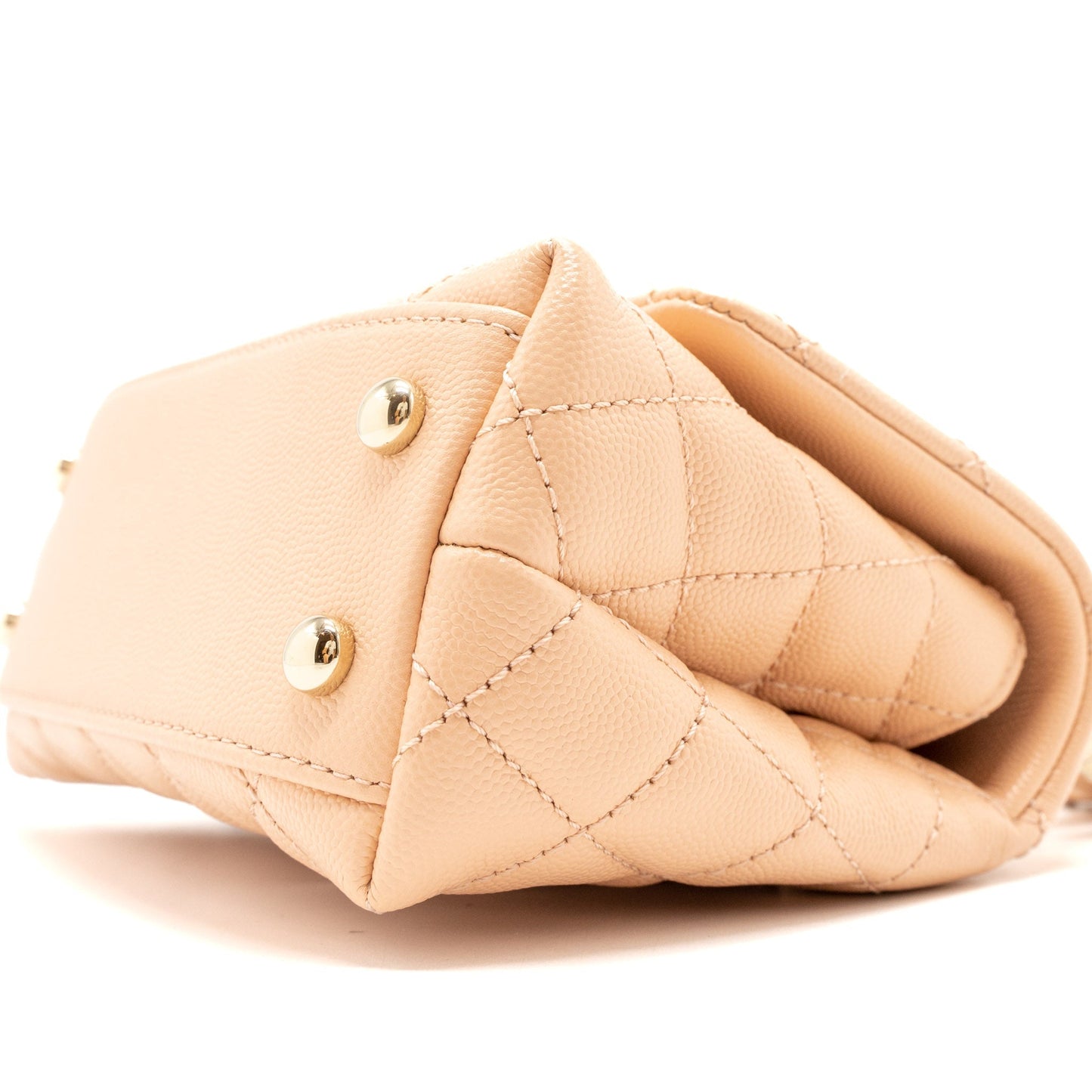 Chanel Mini Coco Handle Bag Caviar Light Pink L