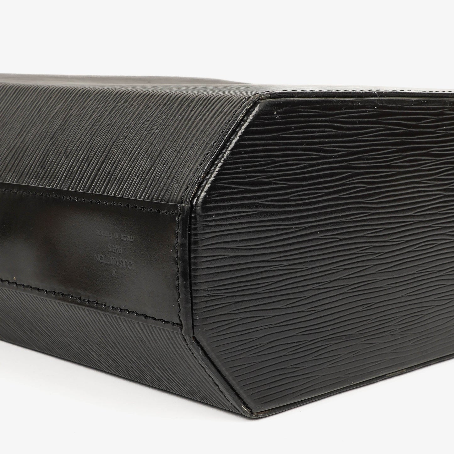 Louis Vuitton Sac Seau Black EPI Leather Bag