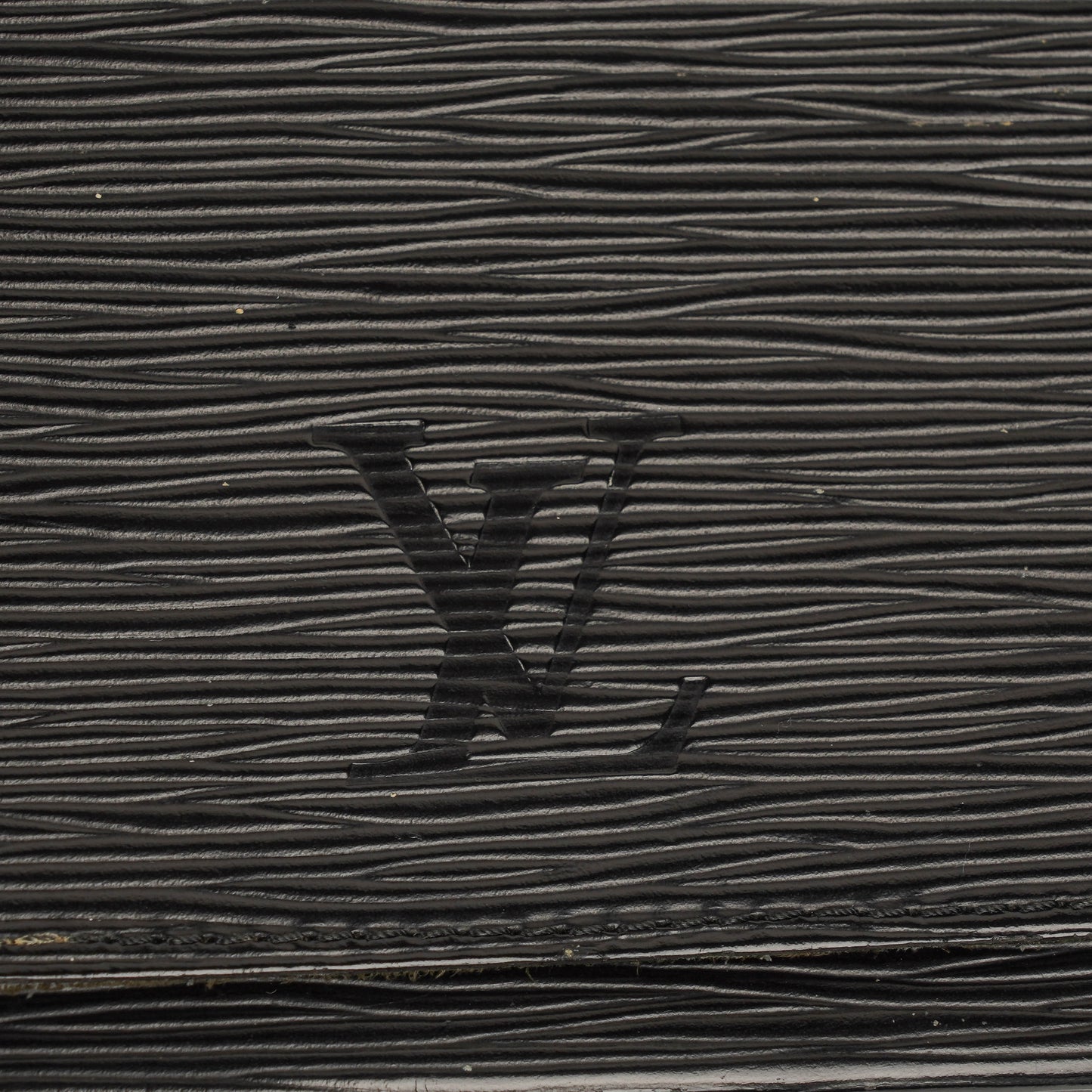 Louis Vuitton Sac Seau Black EPI Leather Bag
