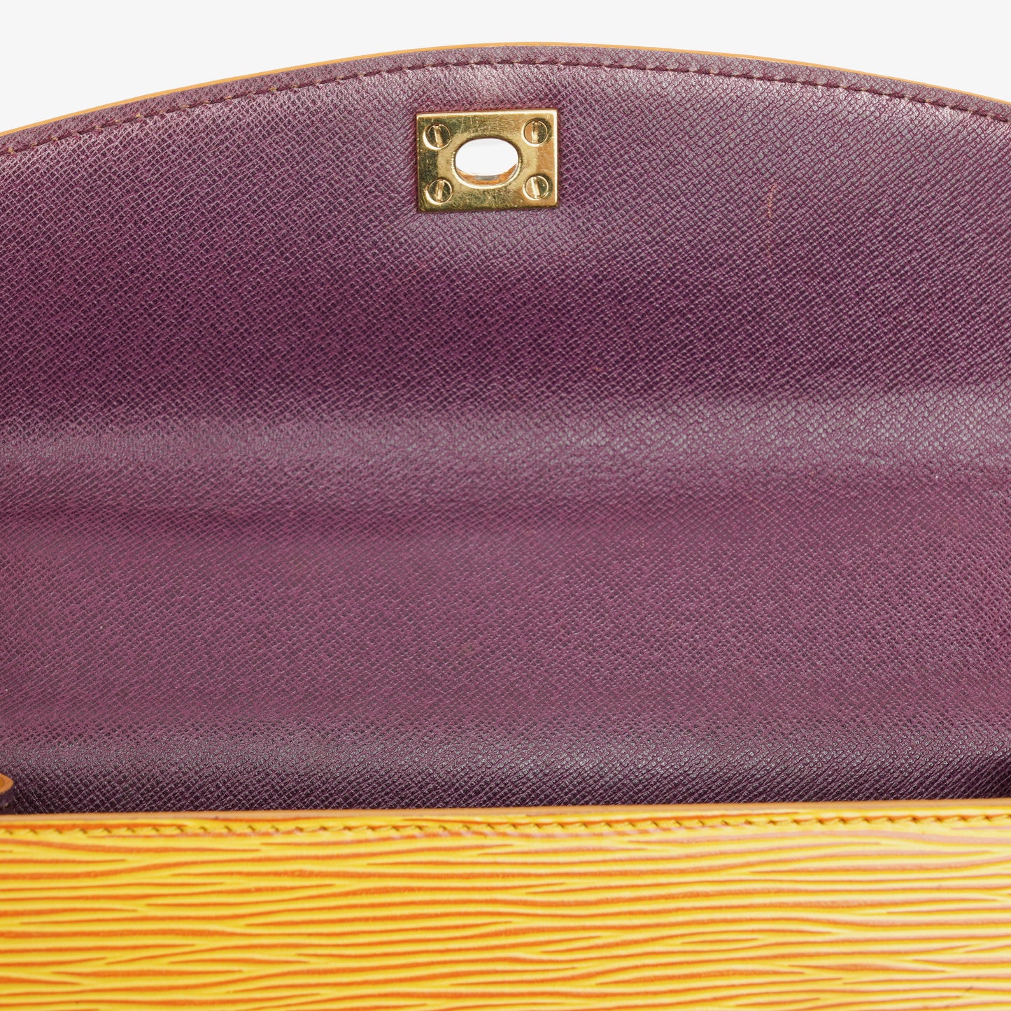 Louis Vuitton Yellow EPI Leather Malesherbes Handbag