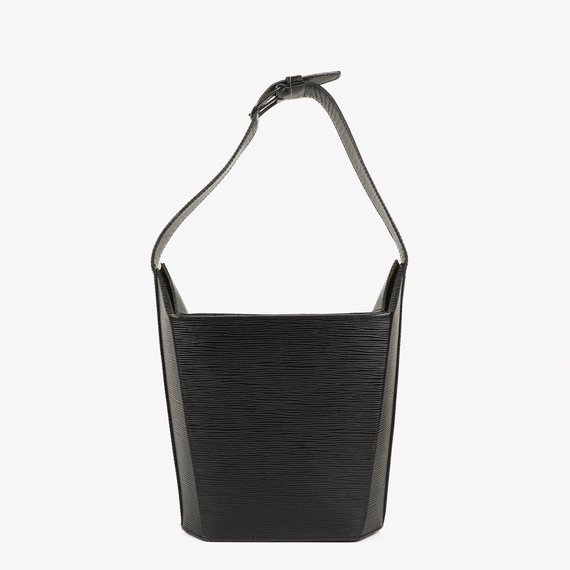 Louis Vuitton Sac Seau Black EPI Leather Bag