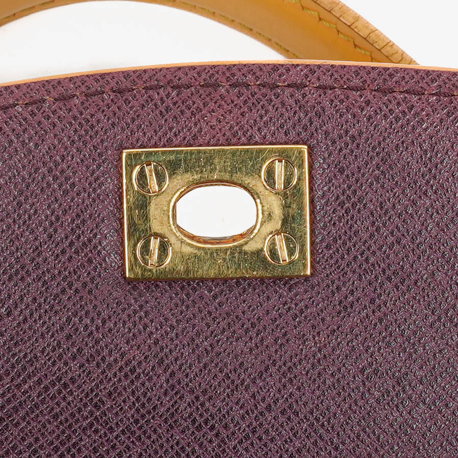 Louis Vuitton Yellow EPI Leather Malesherbes Handbag
