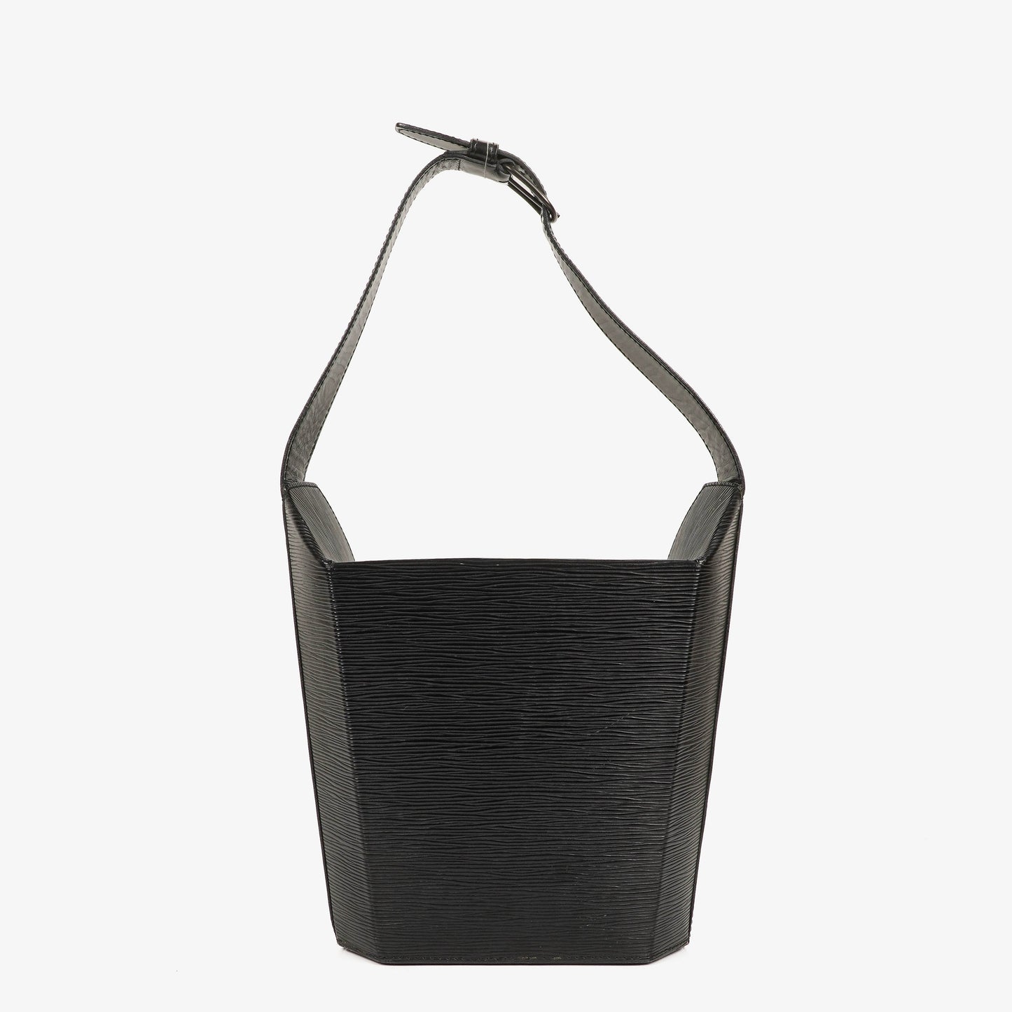 Louis Vuitton Sac Seau Black EPI Leather Bag