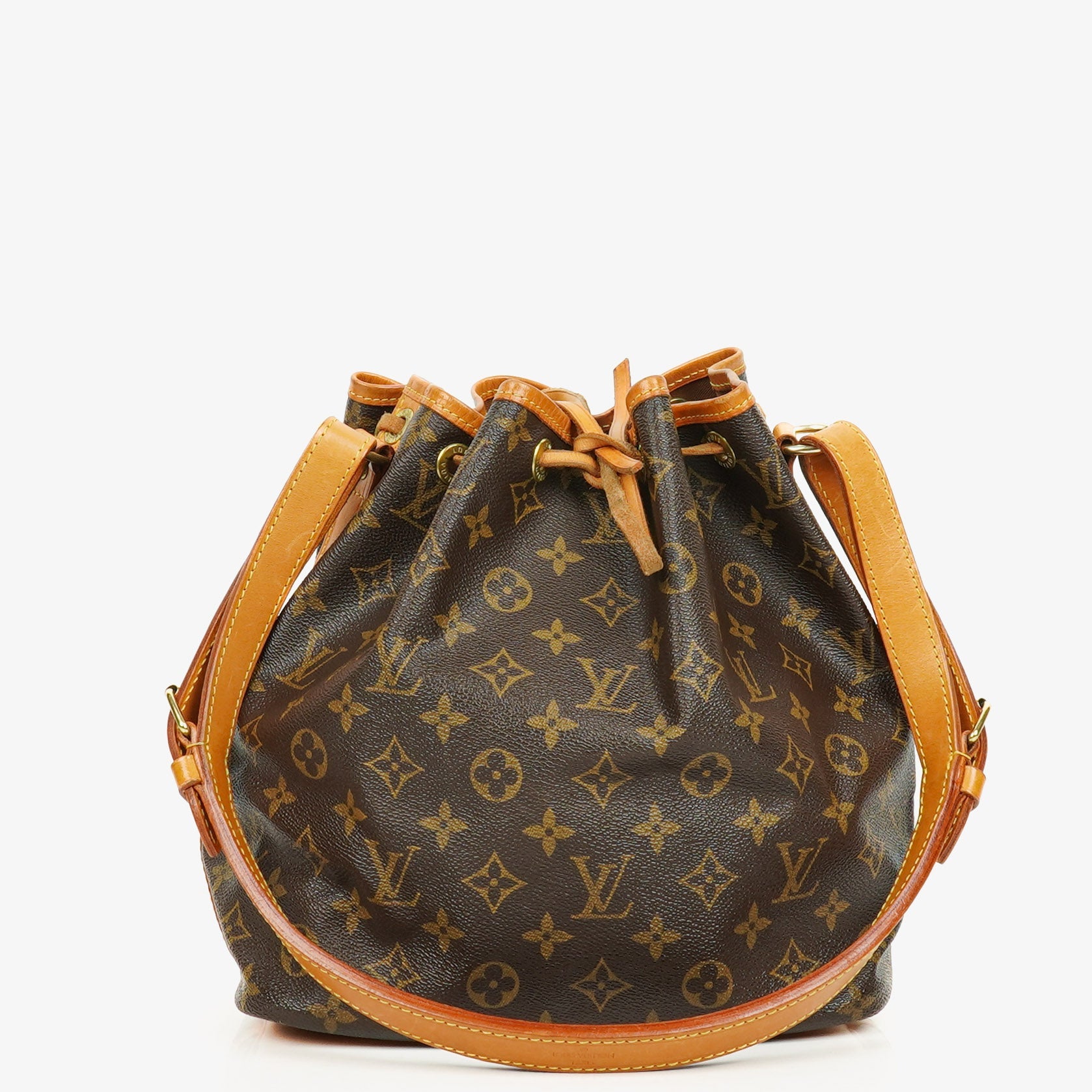 Louis Vuitton Petit Noe Monogram Canvas Shoulder Bag