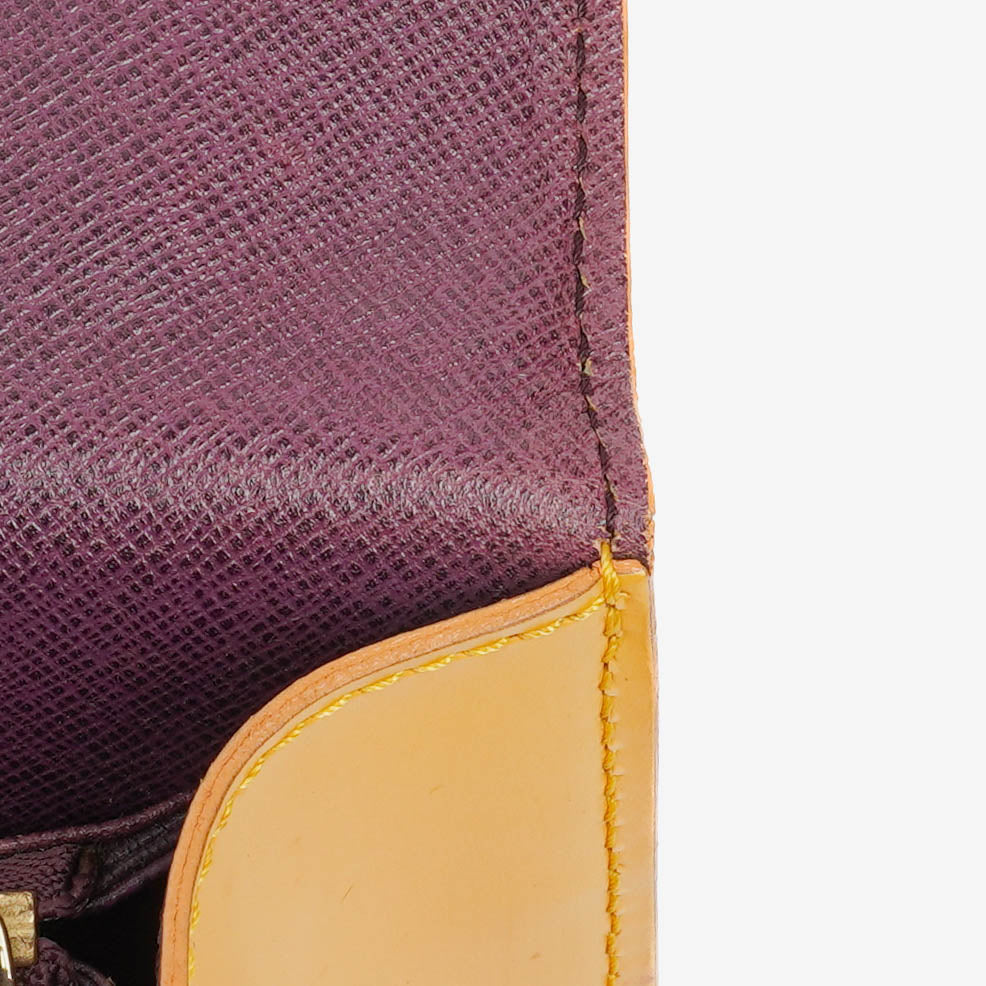 Louis Vuitton Yellow EPI Leather Malesherbes Handbag