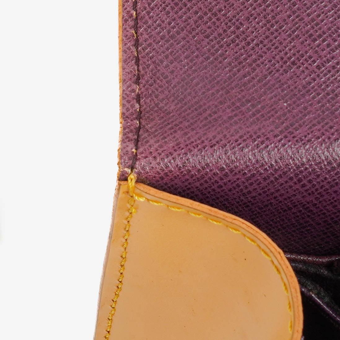 Louis Vuitton Yellow EPI Leather Malesherbes Handbag