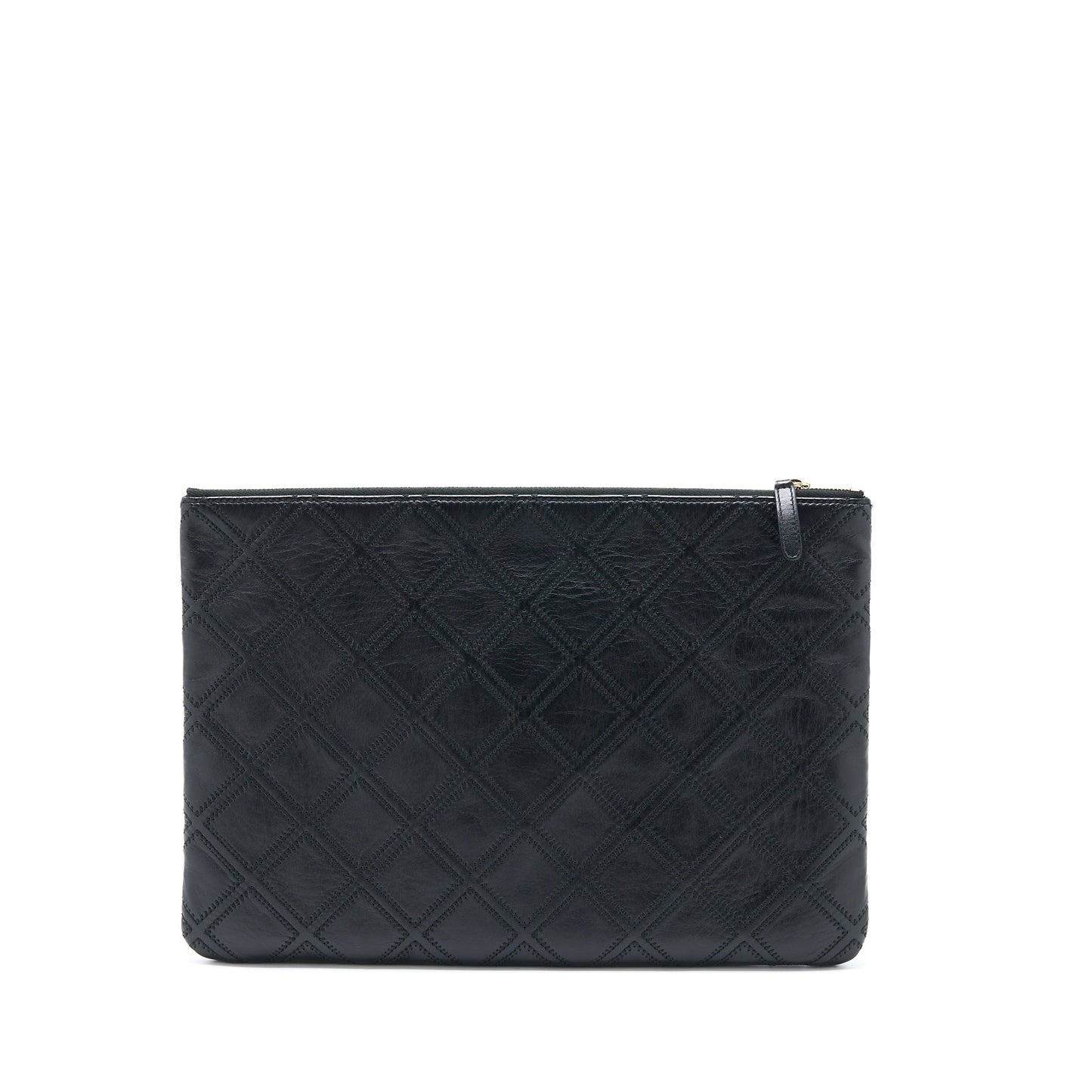 Chanel Quilted Pouch with Tassel Black L