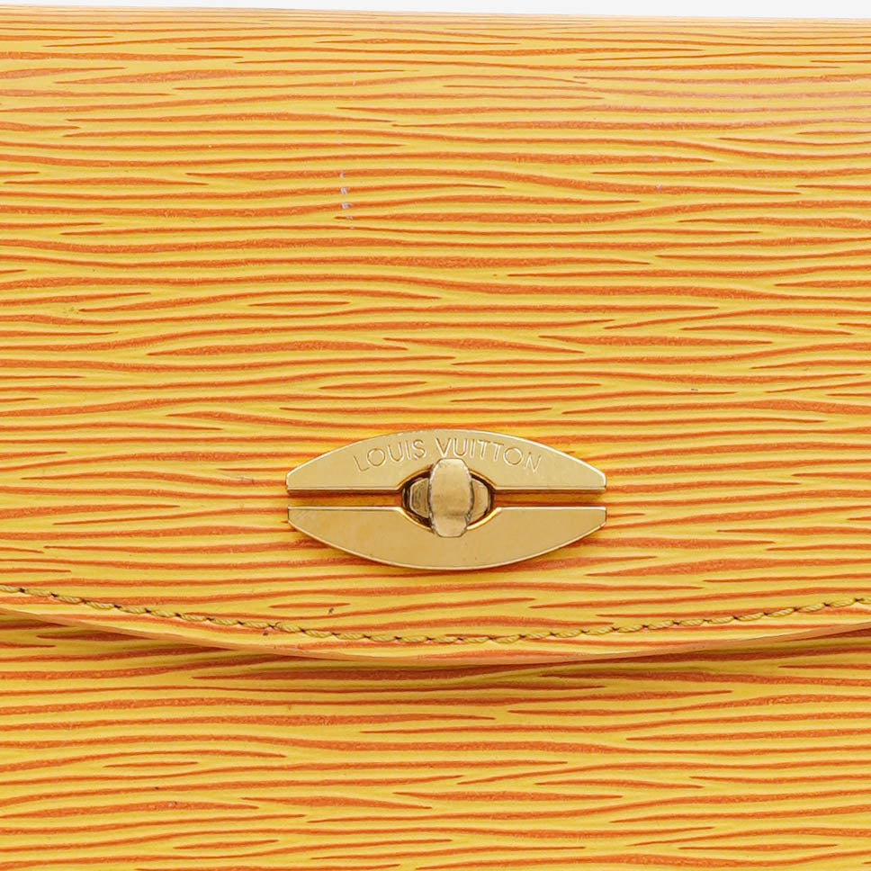Louis Vuitton Yellow EPI Leather Malesherbes Handbag