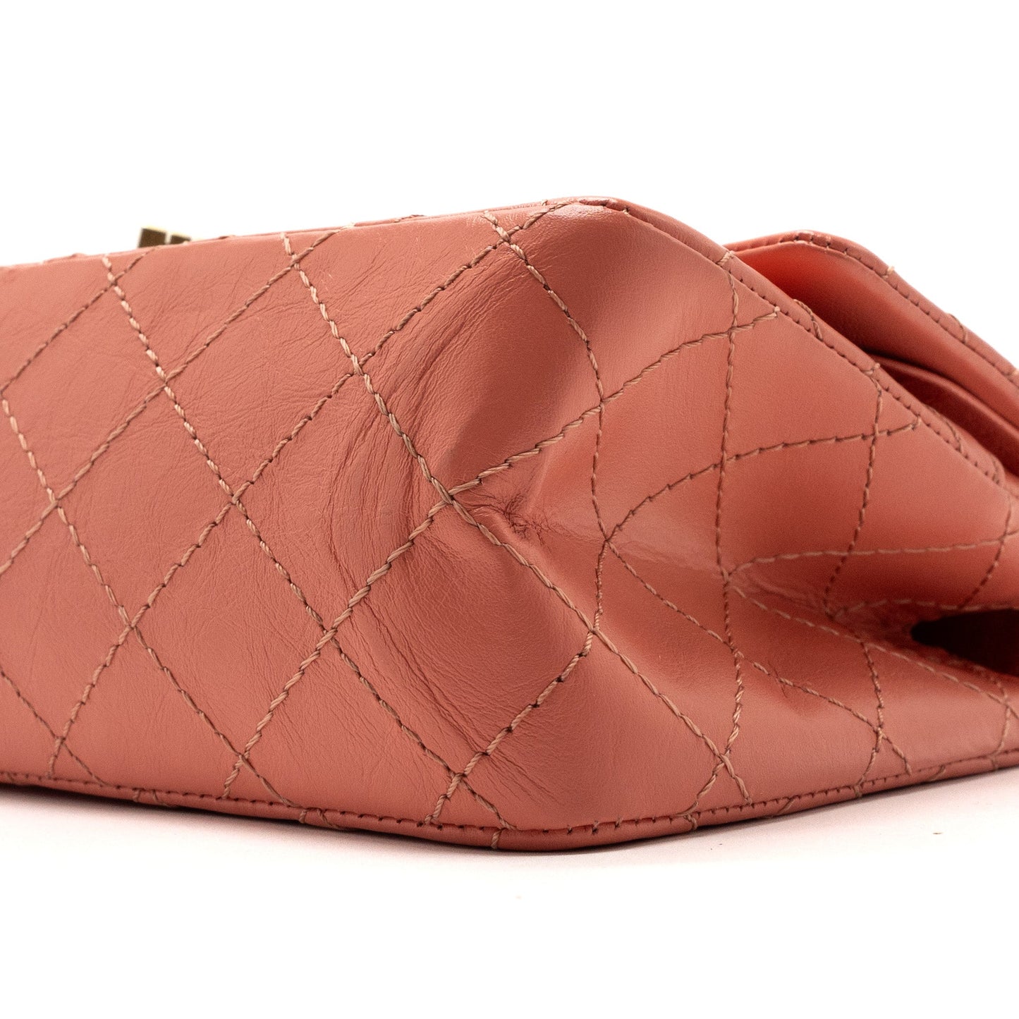 Chanel SMALL 2.55 REISSUE FLAP BAG aged calfskin LIGHT PINK
