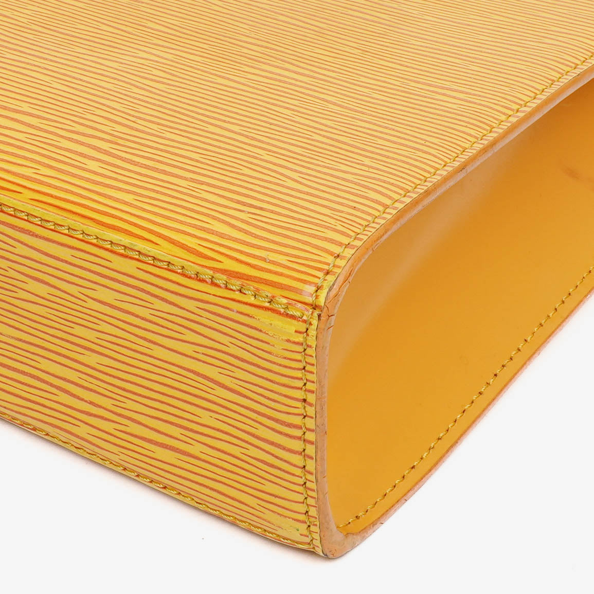 Louis Vuitton Yellow EPI Leather Malesherbes Handbag