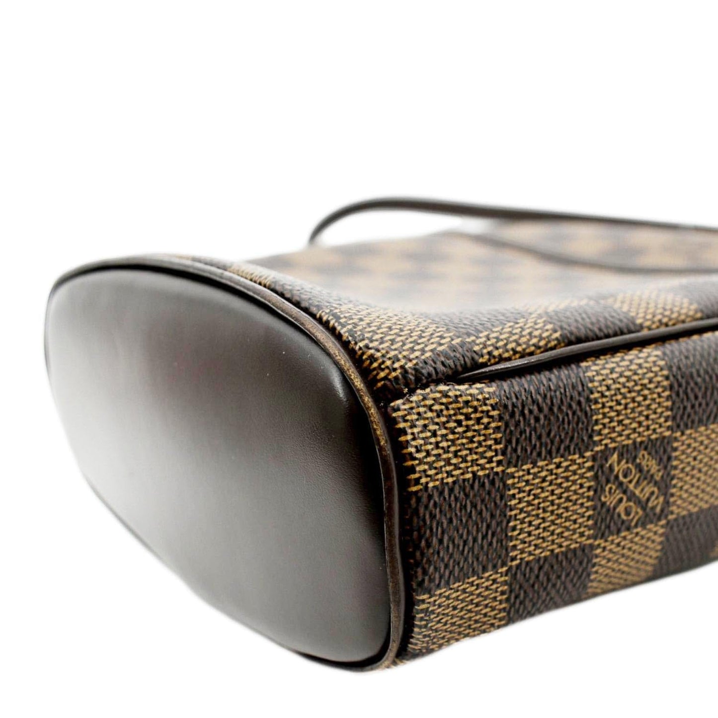 LOUIS VUITTON Ipanema GM Damier Ebene Crossbody Bag Brown