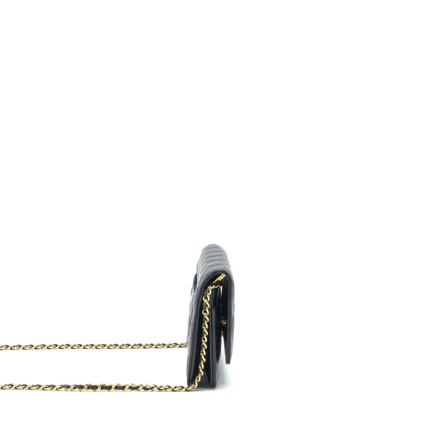 Chanel Classic Wallet On Chains Lambskin Black