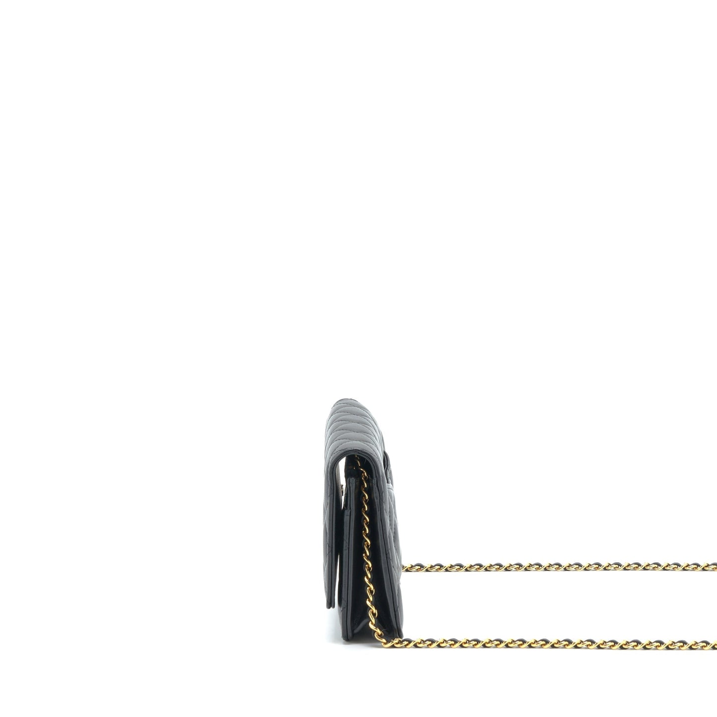 Chanel Classic Wallet On Chains Lambskin Black